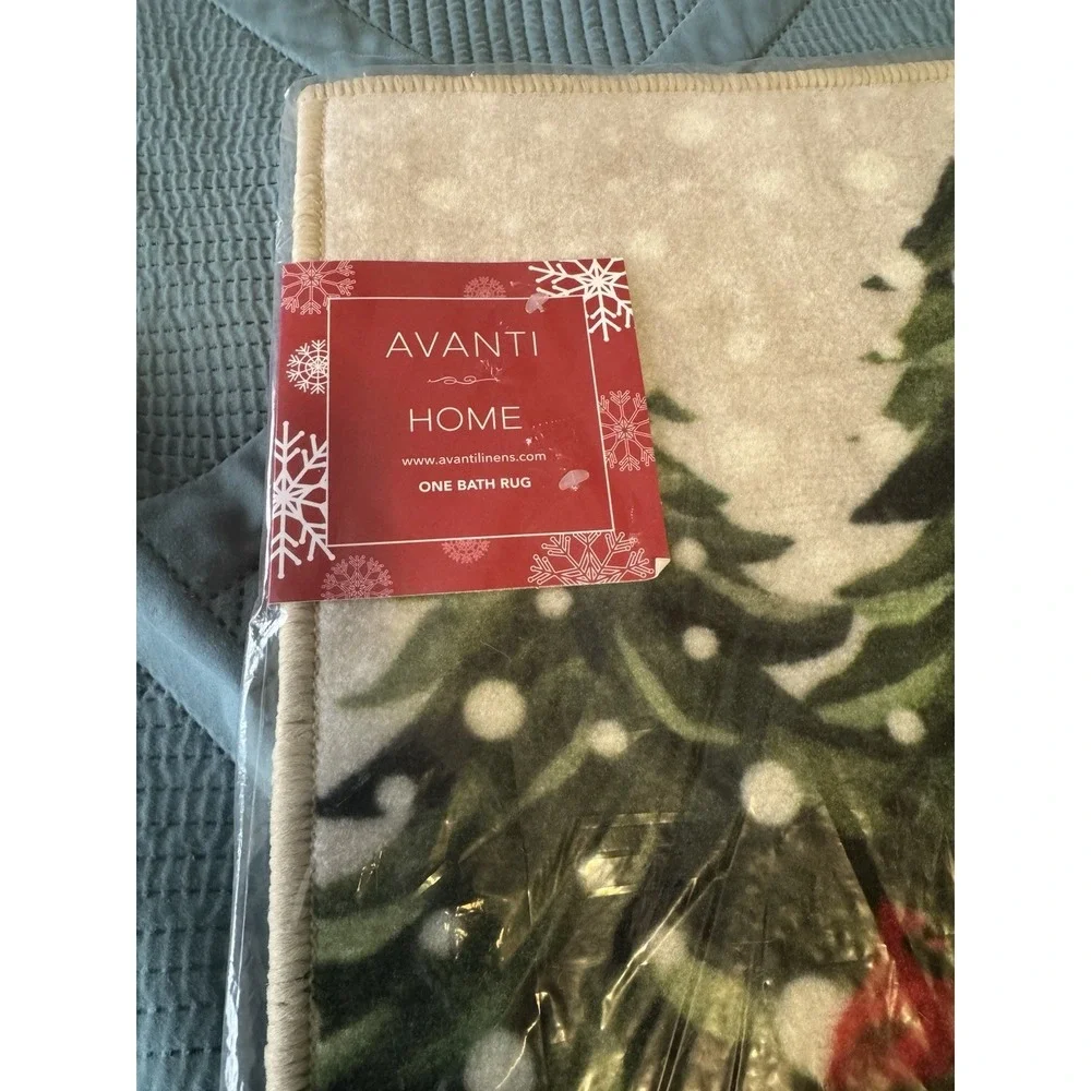 Avanti Home Christmas Snowman Bath Mat